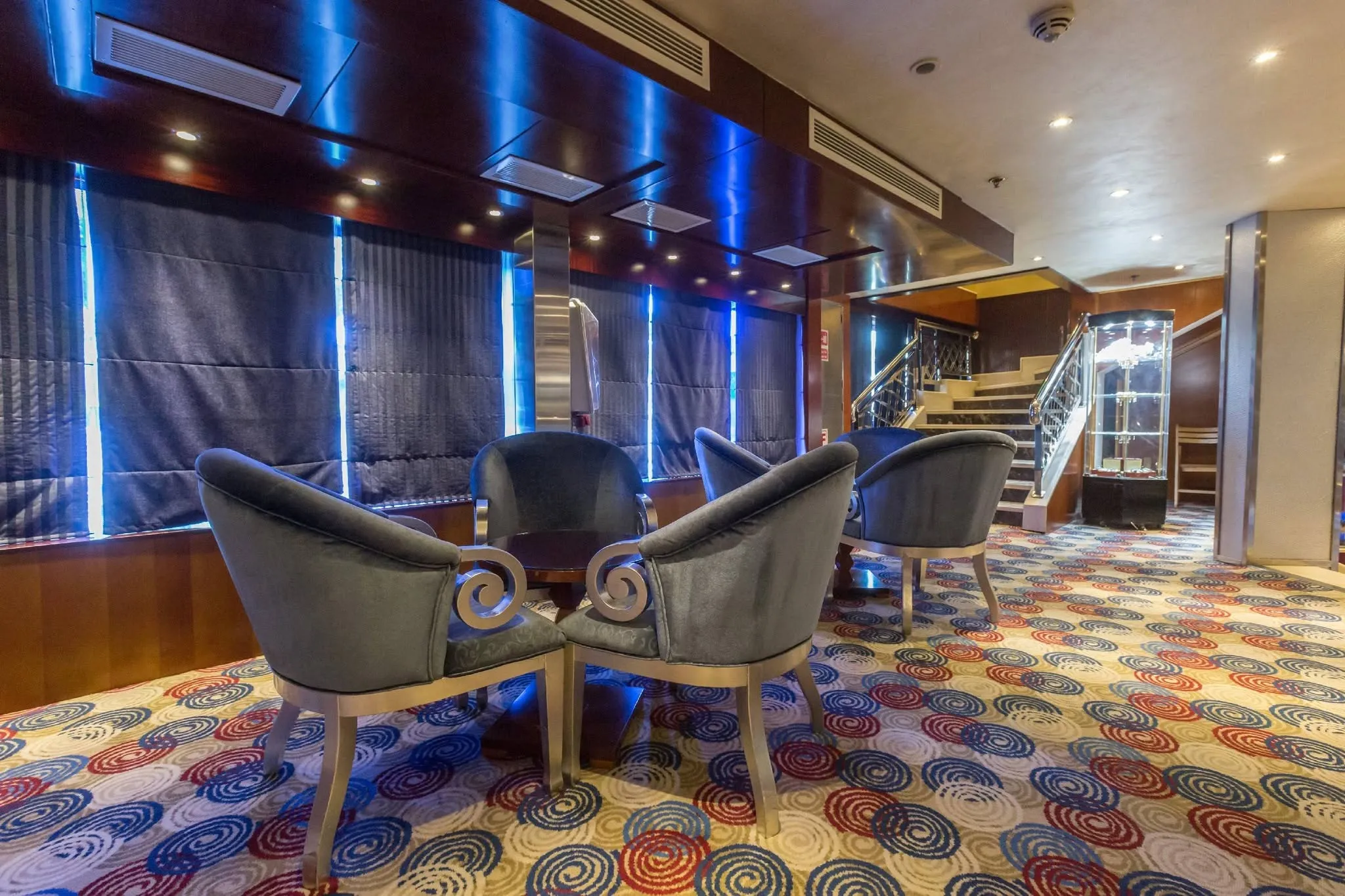 Lounge aboard the Blue Shadow I Nile Cruise Nile cruise